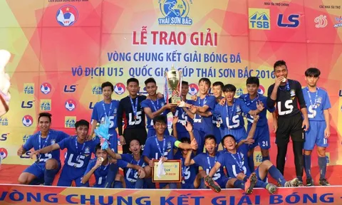 Khởi tranh VCK U15 Quốc gia 2017: ĐKVĐ HAGL chạm trán chủ nhà Tây Ninh
