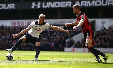 Harry Kane nâng tỷ số lên 3-0 cho Tottenham (Tottenham vs Bournemouth)