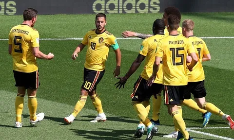 Hazard + Lukaku = Poker, Bỉ "vùi dập" Tunisia không thương tiếc