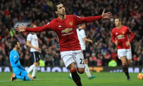 Henrikh Mkhitaryan chơi tuyệt hay trước Tottenham ở lượt đi