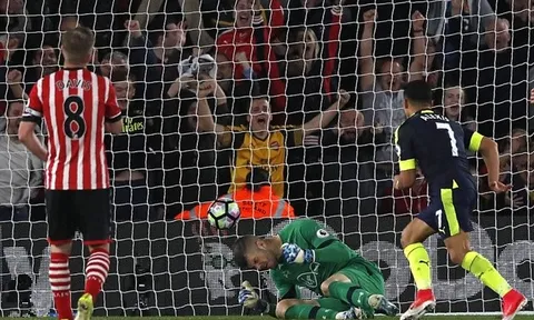 Hết động lực, Southampton dễ dàng bị Arsenal đả bại