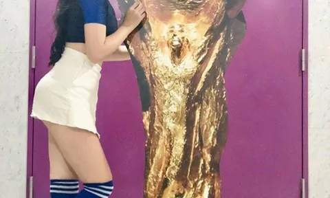 32 hotgirl Việt "nóng bỏng" trong sắc áo 32 đội tuyển World Cup 2018