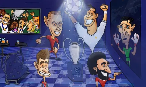 Hí họa thủ môn Buffon rơi lệ vì Champions League