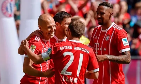 Highlights: Bayern Munich 4-1 Freiburg (Vòng 34 Bundesliga)