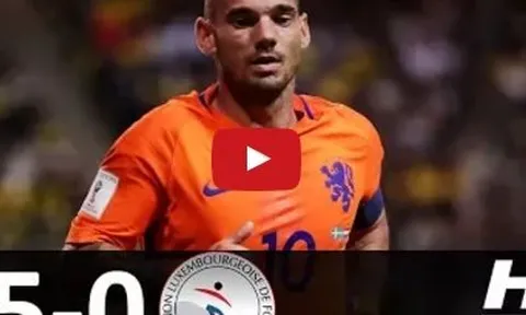 Highlights: Hà Lan 5-0 Luxembourg (vòng loại World Cup)