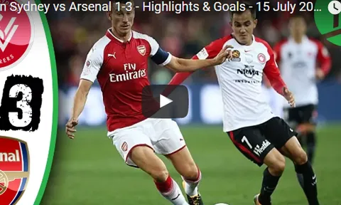 Highlight: Western Sydney 1-3 Arsenal (Giao hữu CLB)