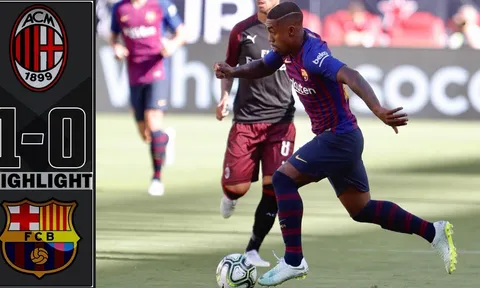 Highlights: AC Milan 1-0 Barcelona (ICC 2018)