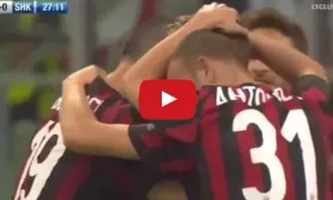 Highlights: AC Milan 6-0 Shkendija (Europa League)