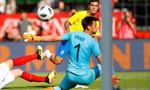 Highlights: Áo 0-3 Brazil (Giao hữu)