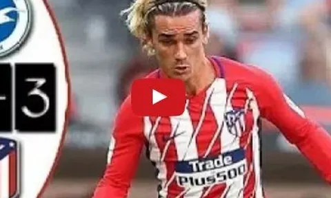 Highlights: Brighton 2-3 Atletico Madrid (giao hữu)