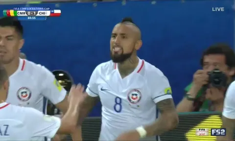 Highlights: Cameroon 0-2 Chile (Bảng B Confed Cup)