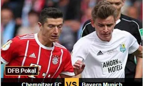 Highlights: Chemnitzer 0-5 Bayern Munich (DFB-Pokal)