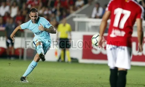 Highlights: Gimnastic 1-1 Barcelona (Giao hữu)