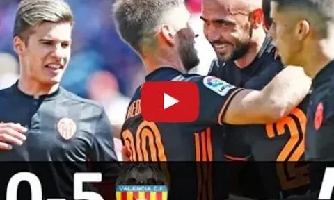 Highlights: Lausanne 0-5 Valencia (giao hữu)