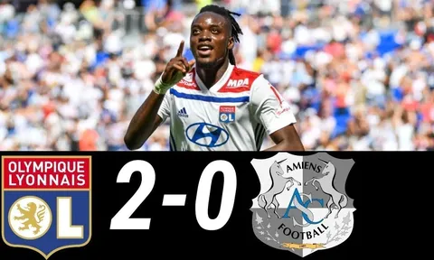 Highlights: Lyon 2-0 Amiens (Vòng 1 giải VĐQG Pháp)