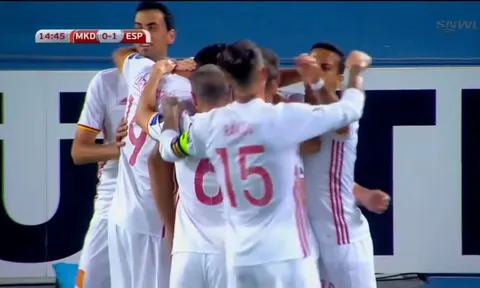 Highlights: Macedonia 1-2 Tây Ban Nha (Vòng loạt World Cup 2018)