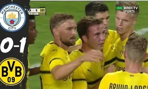 Highlights: Man City 0-1 Dortmund (Giao hữu quốc tế)
