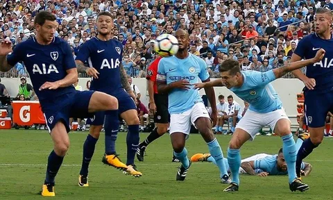Highlights: Man City 3-0 Tottenham (ICC Cup 2017)
