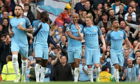 Highlights: Man City 3-1 West Brom ( Vòng 37 Ngoại hạng Anh)