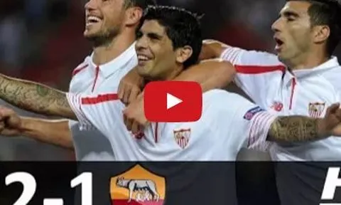Highlights: Sevilla 2-1 Roma (giao hữu)