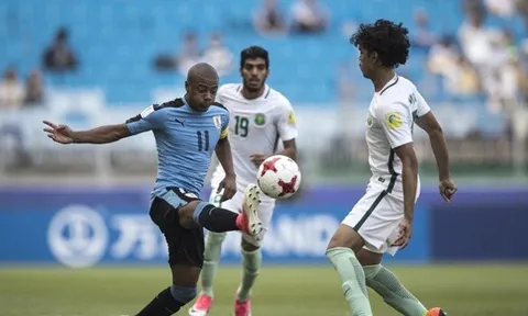 Highlights: U20 Uruguay 1-0 U20 Ả Rập Saudi (Vòng 1/16 World Cup U20)