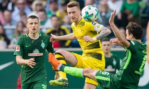 Highlights: Werder Bremen 1-1 Borussia Dortmund (Vòng 32 Bundesliga)