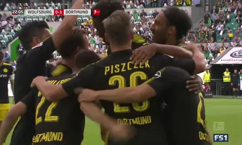 Highlights: Wolfsburg 0-3 Borussia Dortmund (Vòng 1 giải VĐQG Đức)