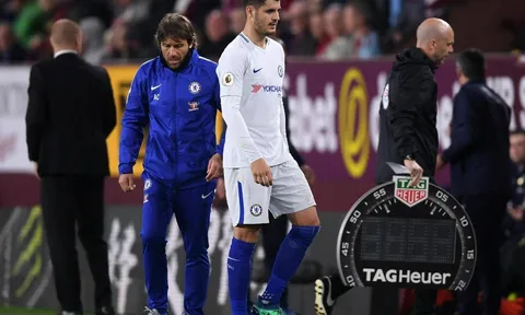 HLV Conte: Morata tức giận với cậu ấy, không phải với tôi