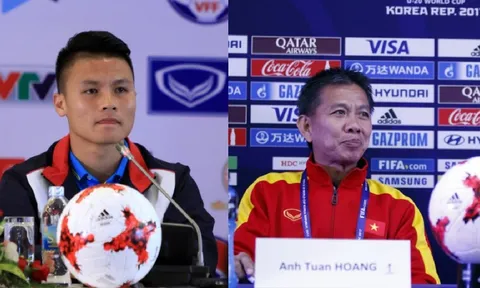HLV Hoàng Anh Tuấn không tiếc lời khen trò cũ Quang Hải