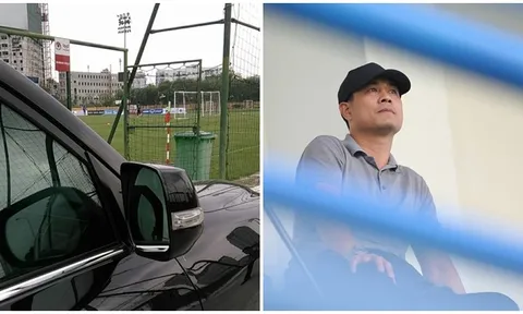 HLV Hữu Thắng đi xế hộp, âm thầm theo dõi U20 Việt Nam