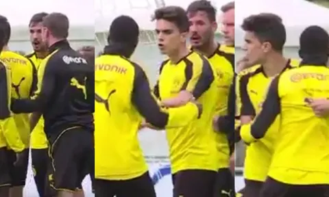 Học Neymar, sao Dortmund đánh đồng đội