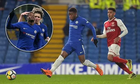 Hủy diệt Arsenal, Chelsea sắp đoạt FA Cup trẻ 5 lần liên tiếp