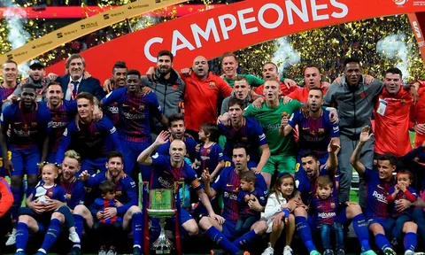 Hủy diệt Sevilla 5-0, Barca lên ngôi vương tại Madrid