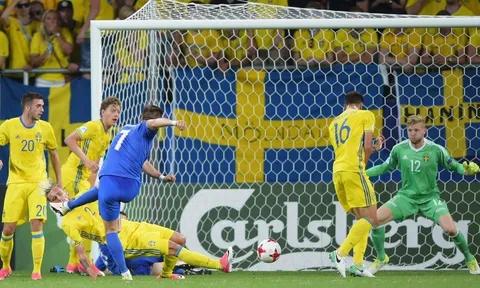 Hủy diệt U21 Thụy Điển, U21 Slovakia đặt một chân vào bán kết