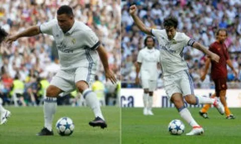 Huyền thoại Real Madrid 4-0 Huyền thoại AS Roma (giao hữu)