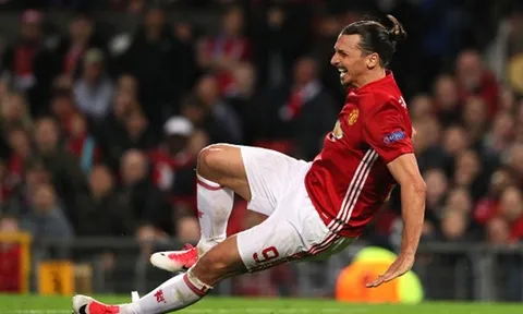 Ibrahimovic gục ngã và báo động về chấn thương dây chằng đầu gối tại Anh
