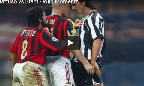 Ibrahimovic, Stamp, Gattuso và những màn đe dọa đối thủ ngay trên sân