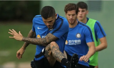 Icardi tập luyện điên cuồng trước thềm mùa giải mới