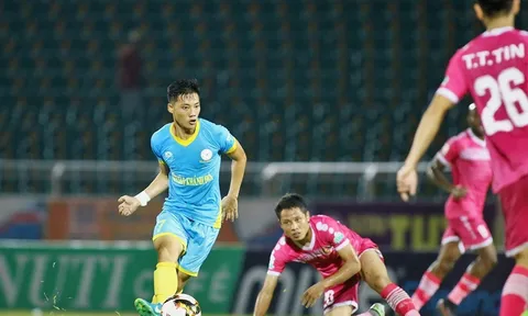 Sài Gòn FC bị “ngựa ô” Khánh Hòa chia điểm nghiệt ngã ở phút cuối
