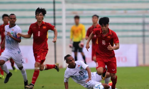 Chùm ảnh: U22 Việt Nam vùi dập Đông Timor