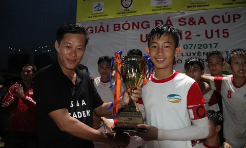 Giải bóng đá S&A 2017: Văn Tâm Đồng Nai lập cú đúp vô địch