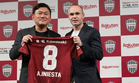 Trận ra mắt của Iniesta tại J-League trở thành "ngày thảm họa"