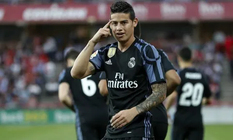 Inter không có 'cửa' giành James Rodriguez với Man Utd