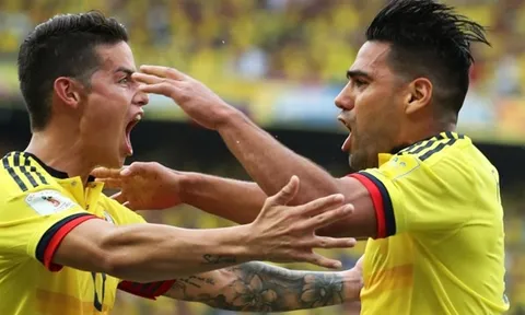 James Rodrigurez nói gì về bàn thắng đầu tiên của Falcao ở World Cup?