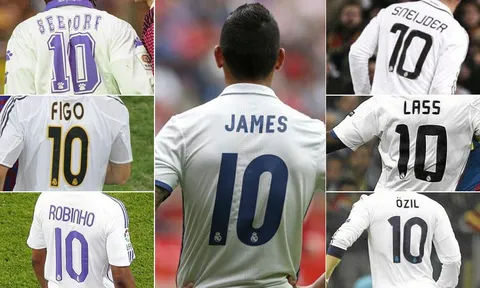 James ra đi, để lại câu hỏi về chiếc áo số 10 của Real Madrid