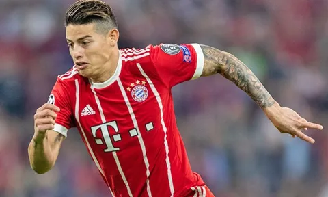 James Rodriguez chạy đến đâu, thiên hạ ngã sấp mặt đến đấy