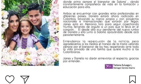 James Rodriguez ly dị vợ sau hơn 6 năm chung sống