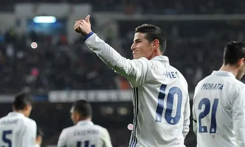 James Rodriguez ra đi, ai tiếp quản chiếc áo số 10 ở Real Madrid?