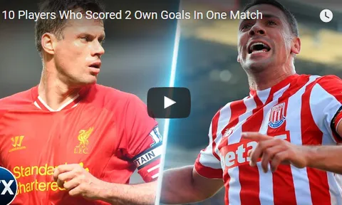 Jamie Carragher và những cầu thủ phản lưới 2 lần trong 1 trận