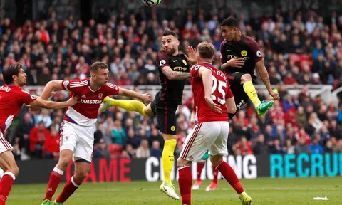 Jesus đánh đầu ghi bàn giải nguy cho Man City